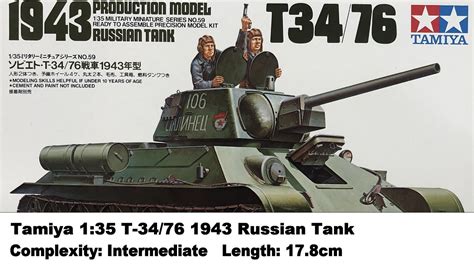 Military Armor Models And Kits Tamiya 35049 Wwii Soviet T3476 Model 1942