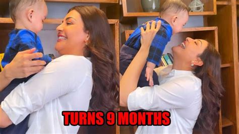 Kajal Aggarwals Son Neil Turns 9 Months Old Shares Adorable Photos