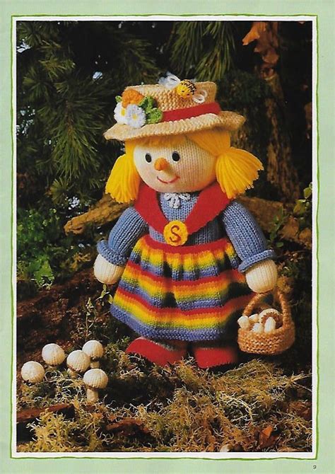 PDF Knitting Pattern Sally Scarecrow Jean Greenhowe PDF Pdf Knitting