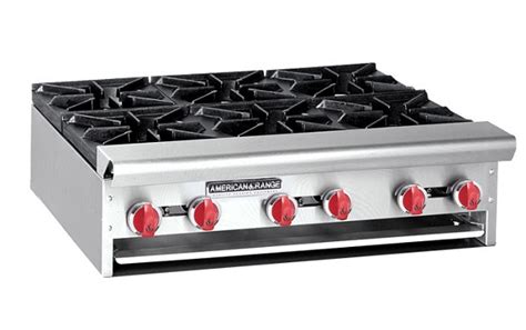 American Range 6 Burner Hot Plate Arhp 36 6 Peralatan Dapur Komersial Terbesar