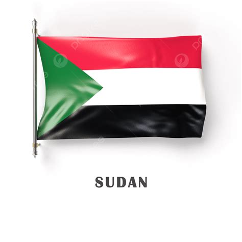 Sudan Flag Waving Transparent PNG Vector PSD And Clipart With