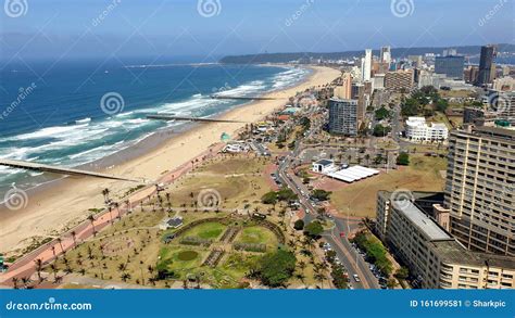 Entire Durban Beachfront stock image. Image of unique - 161699581