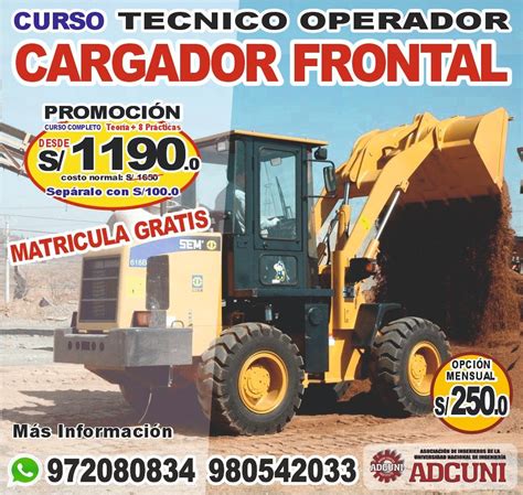 TÉCNICO OPERADOR DE CARGADOR FRONTAL ADCUNI