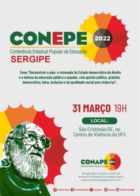 [se] Sergipe Realiza Conferência Estadual Popular De Educação Fnpe