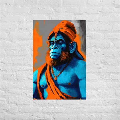 Lord Hanuman Art Hanuman Painting Ramayana Hindu God - Etsy