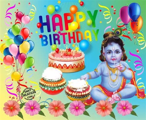 HAPPY BIRTHDAY KRISHNA - SmitCreation.com