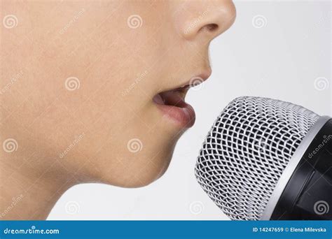 Mouth And Microphone Royalty Free Stock Images Image 14247659