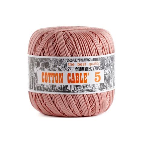 Fil à crocheter coton câblé n5 Rose à Violet