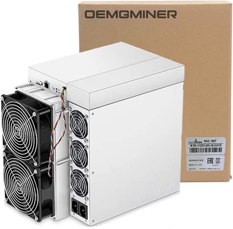 OEMGMINER Bitmain Antminer KA3 Asic Miner Kadena 166Th S 3154W KDA