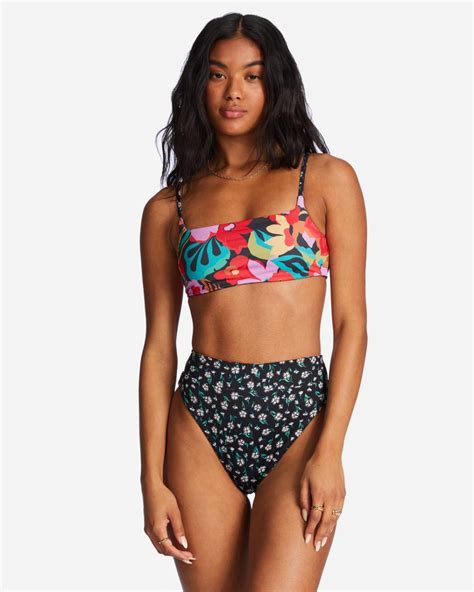 Mujer Islands Away Rev Zoe Top Crop De Bikini Reversible Para Mujer