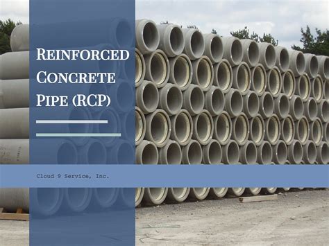 Reinforced Concrete Pipe Rcp