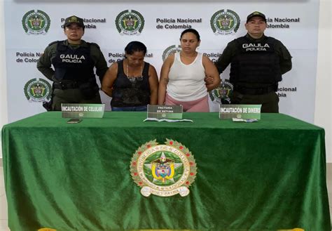 Gaula De La Policía Capturó A Dos Mujeres Presuntas Integrantes De Las