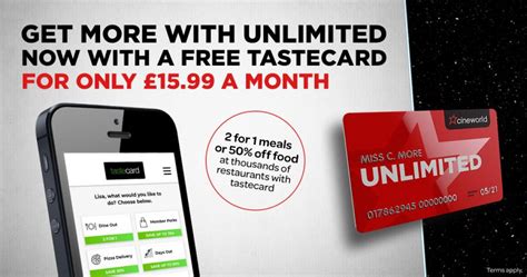 Get your Cineworld Unlimited Card today! | Xscape Yorkshire