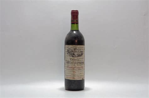 1982 Château Cardinal Villemaurine Saint Emilion GC Les Folies