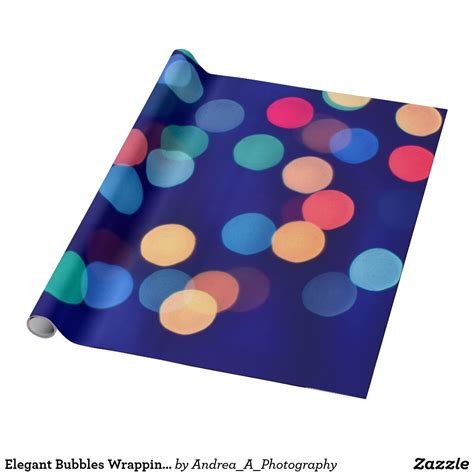 Elegant Bubbles Wrapping Paper Wraps Wrapping Paper Paper