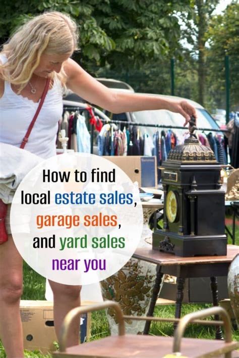 How To Find Estate Sales, Garage Sales, And Yard Sales Near You in 2025 ...
