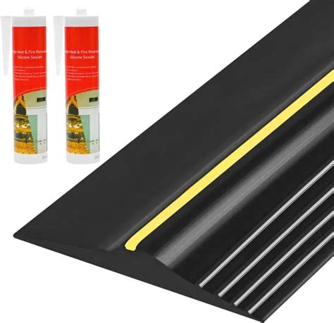 Ft Universal Garage Door Bottom Threshold Seal Strip With Oz Glue