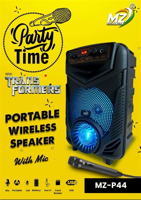 Pyle Portable Bluetooth PA Speaker System 600W