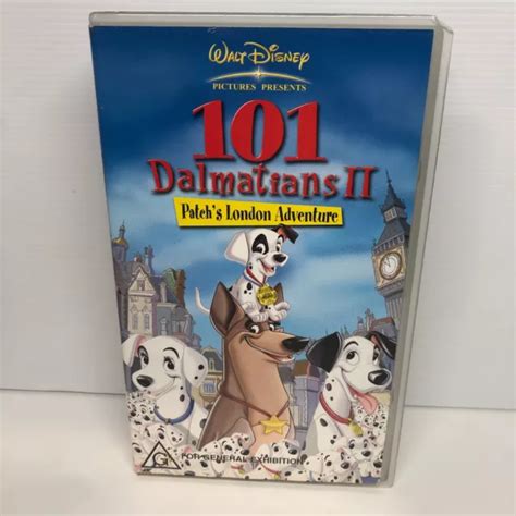 Dalmatians Ii Patchs London Adventure Vhs Tape Animation