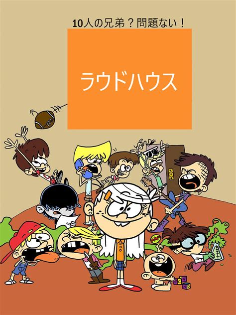 The Loud House Poster Japanese Genderbend By Lynoxlifts On Deviantart