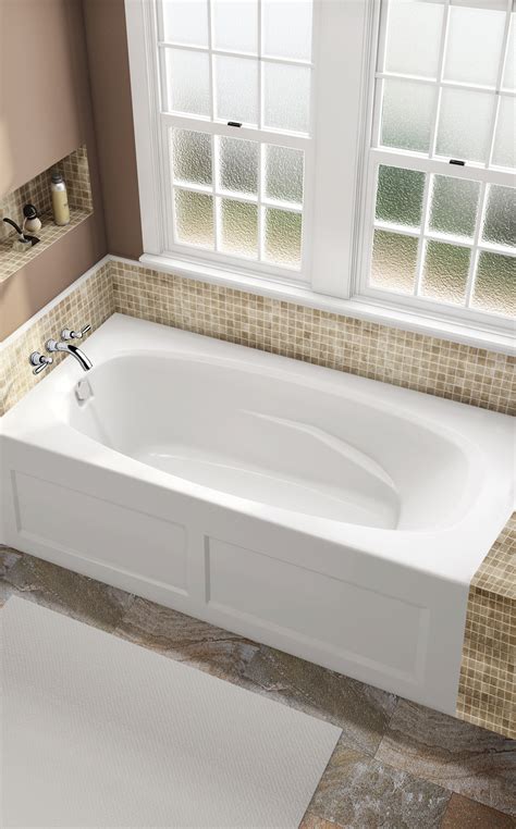 Jacuzzi Signature X Alcove Soaking Bathtub With Armrest Wayfair