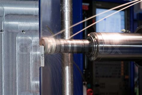 A CNC machine in a workshop in the metal industry | Stock image | Colourbox