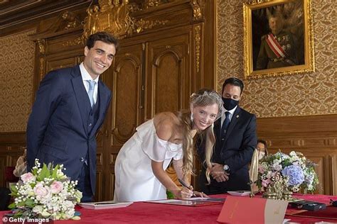 Eleonore Von Habsburg And Jérôme Dambrosio Exchange Rings In Monaco