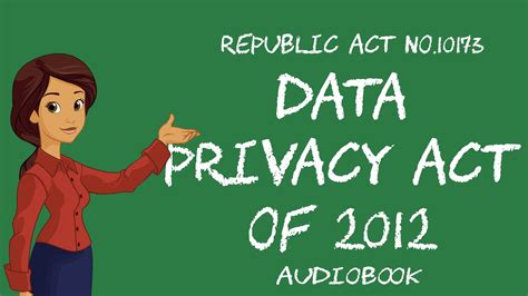 RA 10173 Data Privacy Act Of 2012 Complete Audiobook YouTube