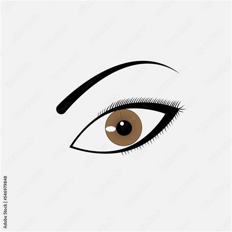 eye clip Art vector in illustrator Stock Vector | Adobe Stock