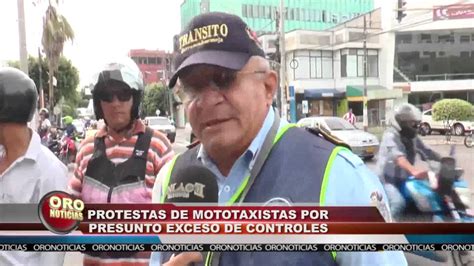 Protesta Mototaxistas Barranca Oro Noticias Youtube