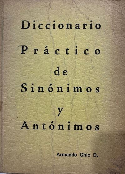 Ecolectura Diccionario Pr Ctico De Sin Nimos Y Ant Nimos