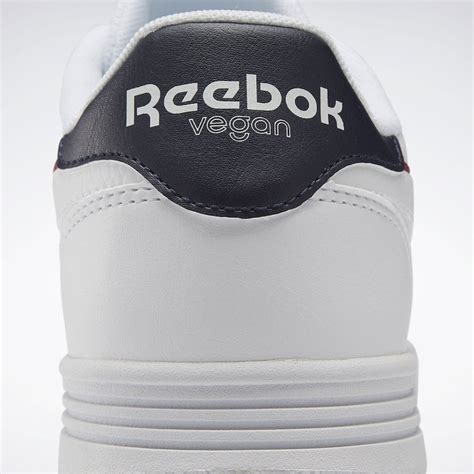 Reebok Court Advance Vegan Sneaker In Cloud White Vector Navy Classic Burgundy Reebok