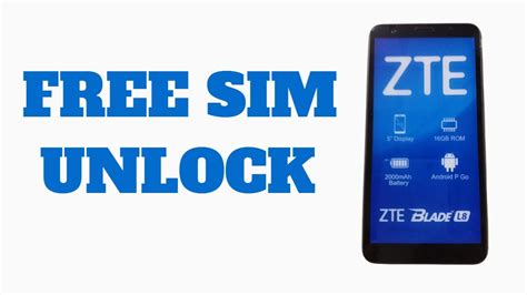 How To Unlock Zte Phone Free Sim Unlock Zte Phone Youtube