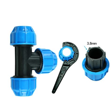 Three Way Water Pipe Pe Pipe Fittings Quick Joints Plastic Water Pipe