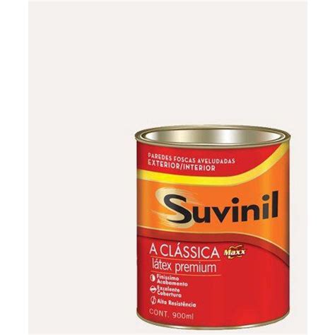 Tinta Látex Clássica Branco Neve Suvinil 900ml no Shoptime