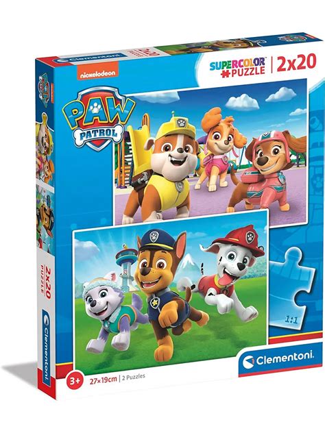 Super Color Puzzle Paw Patrol X Pcs Puzzle