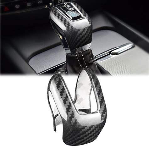 Zs Carbon Fiber Car Gear Shift Knob Cover For Volvo Xc Xc S S