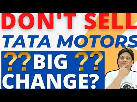 Tata Motors Share Latest News Today I Tata Motors Share Price I Why