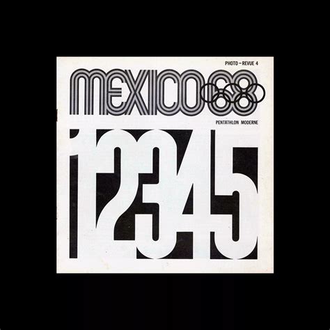 Mexico 1968, Photo - Revue 4, 1968 - Design Reviewed