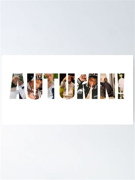 "Autumn! Twinuzis Rapper" Poster for Sale by achristian2020 | Redbubble