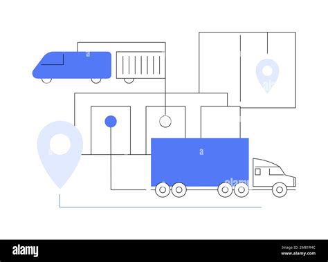 Logistics Hub Abstract Concept Vector Illustration Stock Vector Image