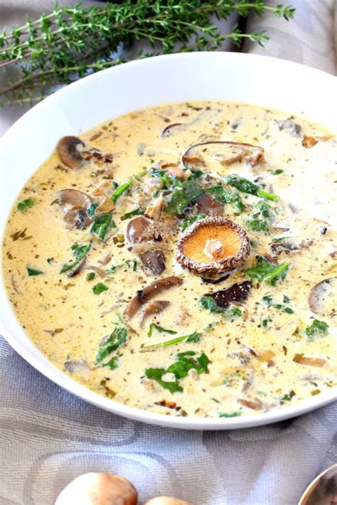 Homemade Keto Cream Of Mushroom Soup Recipe Gluten Free