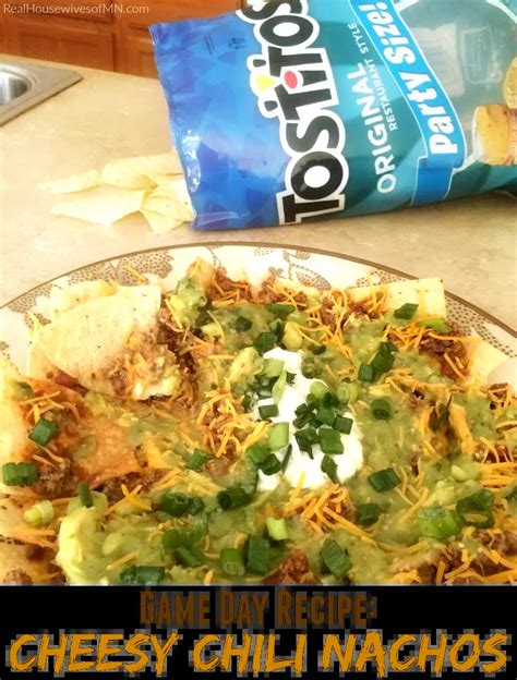 Game Day Cheesy Chili Nachos Recipe - Real Housewives of Minnesota