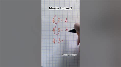 Ułamki Są Proste Maths Matematyka Korepetycje Matura