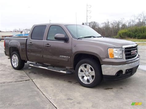 2007 Medium Brown Metallic Gmc Sierra 1500 Slt Crew Cab 4x4 25632126