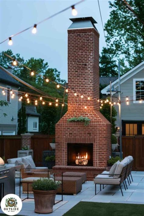 25 Super Cozy Outdoor Fireplaces for Your Backyard - Outside My Nest