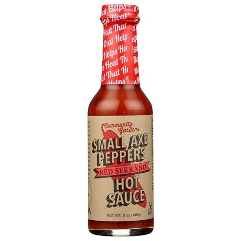 Small Axe Peppers Sauce Hot Serrano 5 Oz