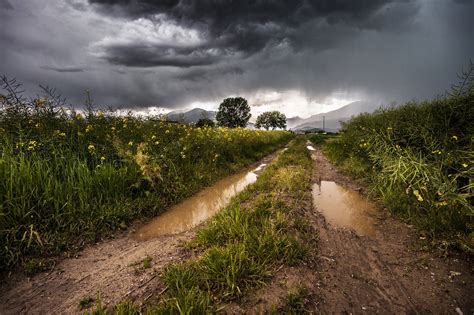 Thunderstorm And Rain Wallpaper