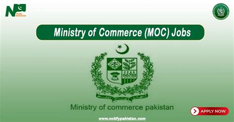 Government Of Pakistan Ministry Of Commerce MOC Jobs 2024 Apply Online