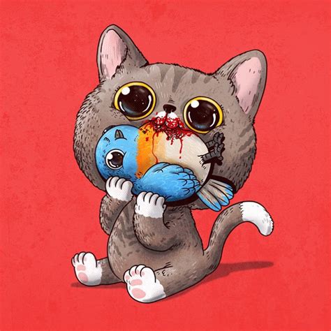 Adorable Predators Vs Prey Art